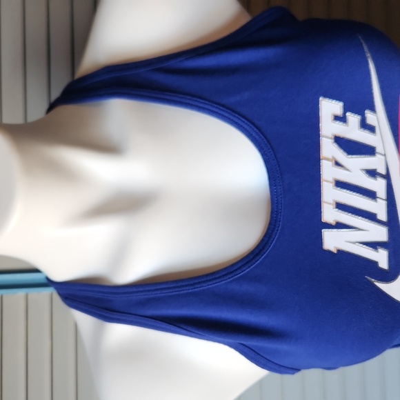 Nike Blue Racerback Tank Top - Picture 3 of 10